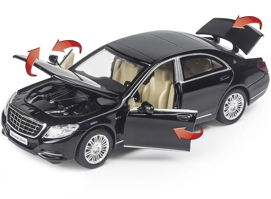 Іграшка Машина Металева Mercedes-Benz S600 - фото 6