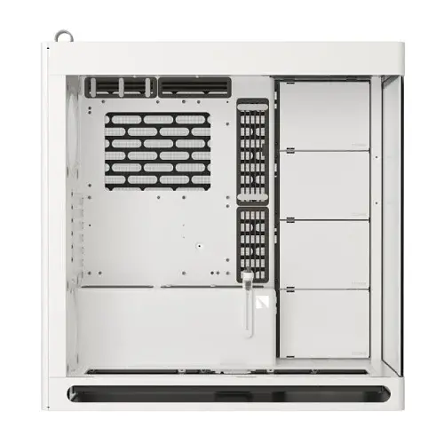 Корпус HAVN HS 420, White, без БЖ, Mid Tower, для E-ATX / ATX / MicroATX / Mini-ITX, 1xType-C / 2xUSB 3.2, макс. CPU - 185 мм / VGA - 480 мм, бічна та передня панель із загартованого скла (HVN-CA-HS420-05) - фото 5