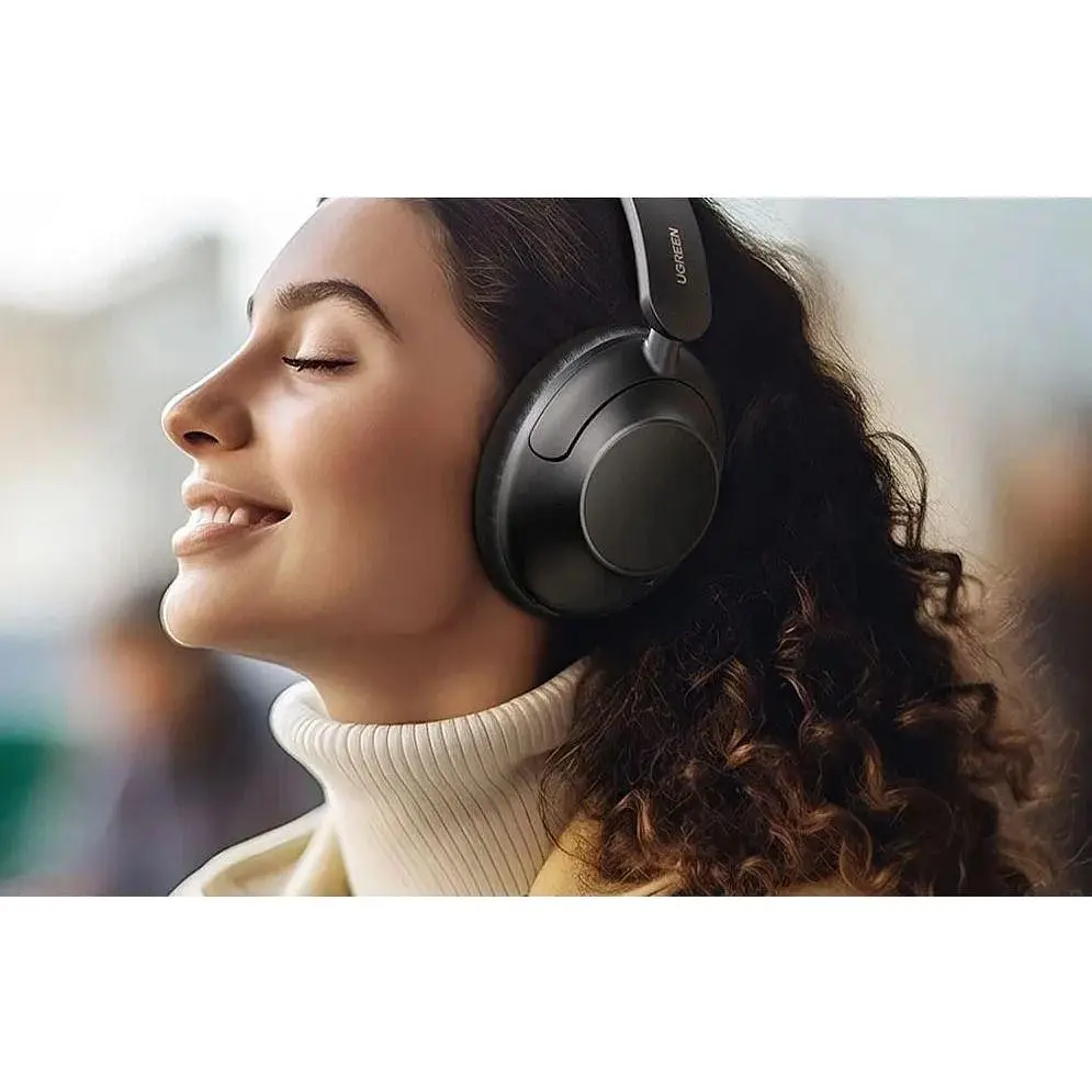 Наушники беспроводные Ugreen HP202 HiTune Max5 Hybrid ANC Headphones (15809) белые - фото 9