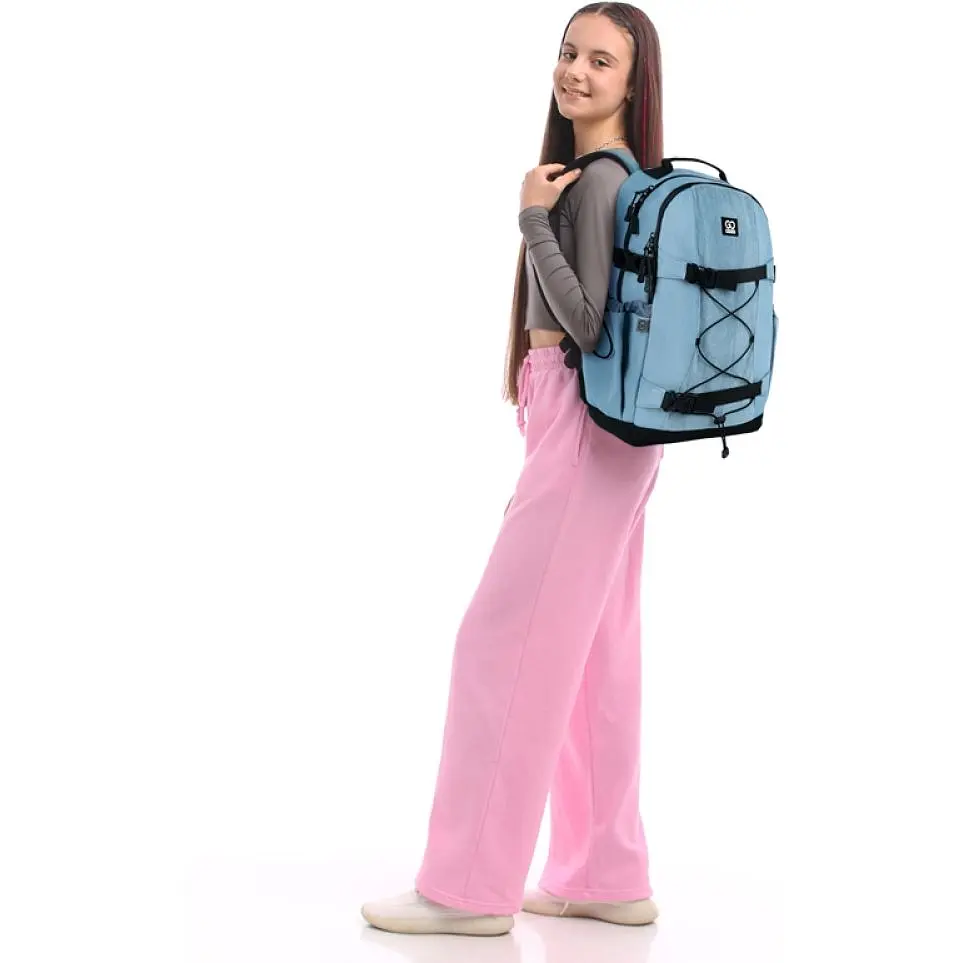Рюкзак GoPack Education Teens 186 голубой (GO25-186L-2) - фото 13