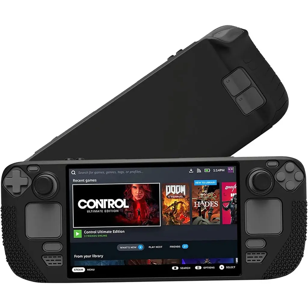Чохол PGTech GP-802 Silicon Case для Valve Steam Deck Black [127981] - фото 7
