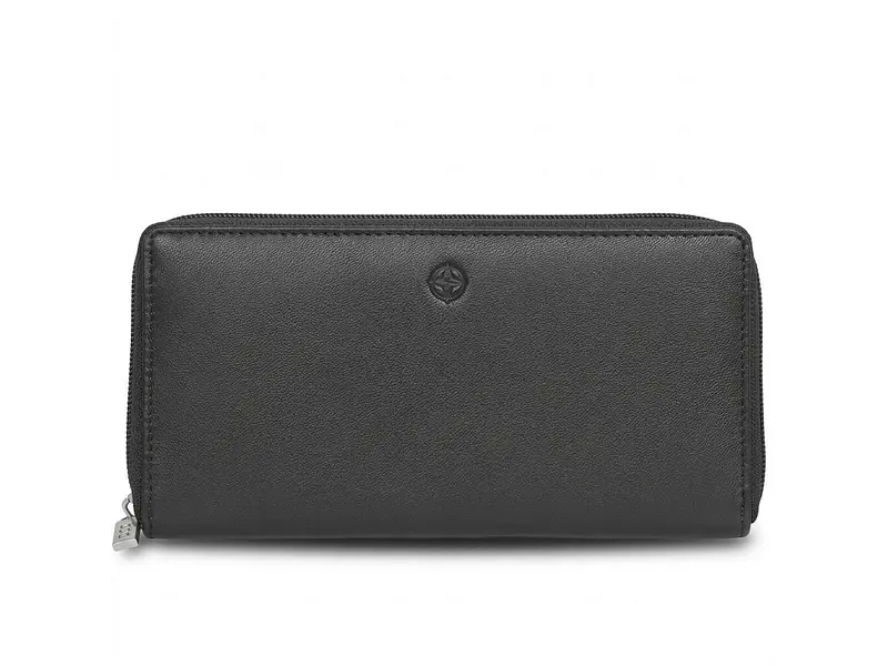 Жіночий гаманець із натуральної шкіри Cortina 5059 nero Чорний 19x10x2,5 см TONY PEROTTI acs0032514 - фото 2