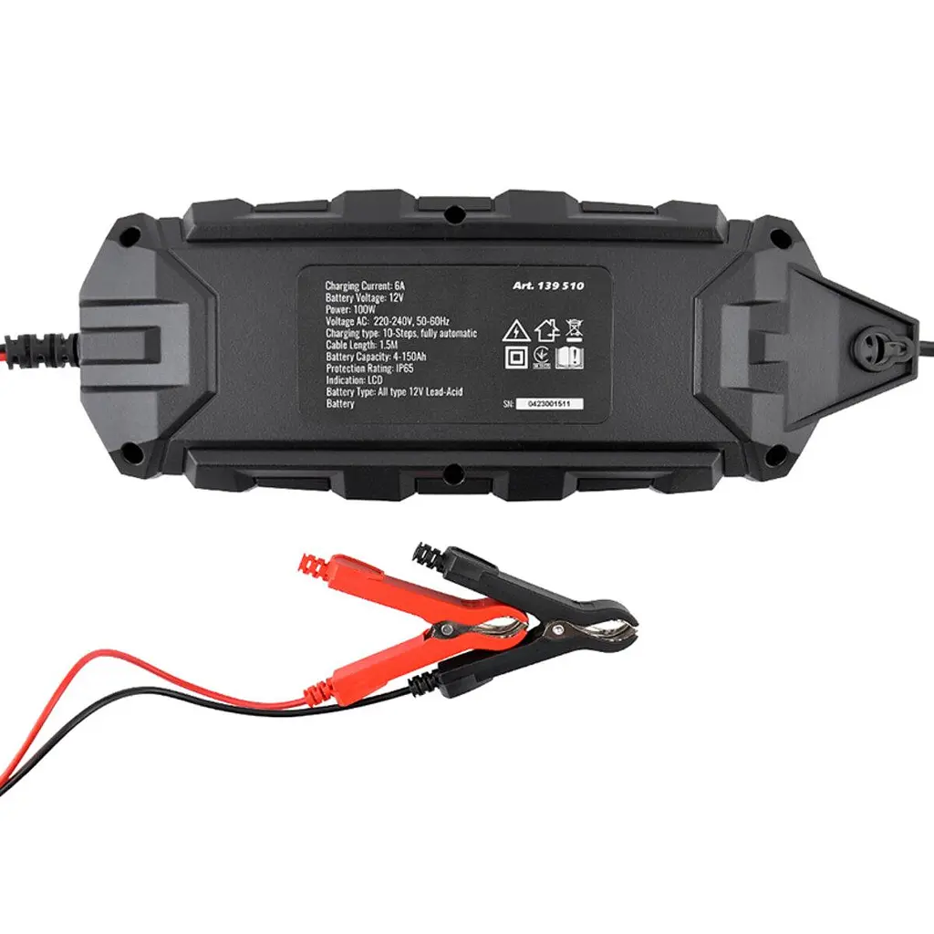 Зарядний пристрій для акумуляторів Winso Pro 12 V 6 A з дисплеєм LCD - фото 3