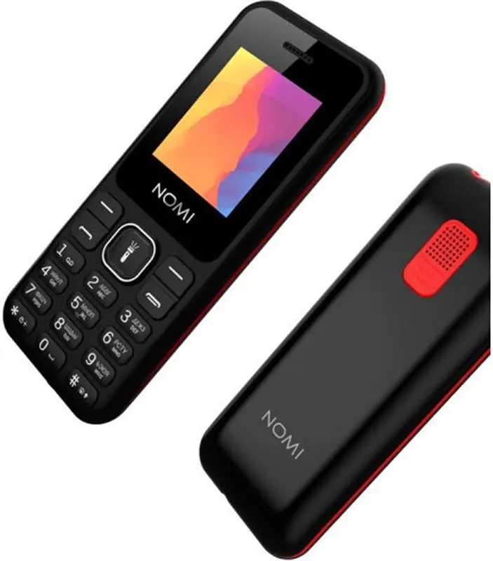 Мобiльний телефон Nomi i1880 Dual Sim Червоний - фото 4