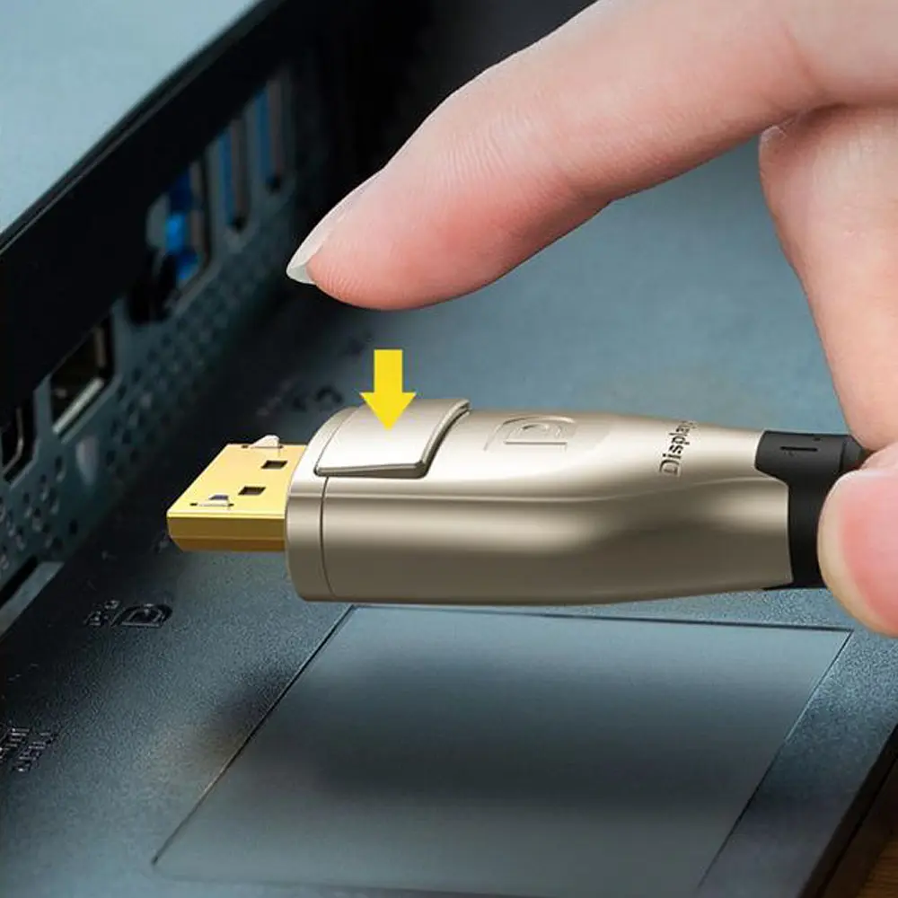 Кабель Ugreen DisplayPort M - M 2.0 м V1.4 8K Zinc Alloy Shell DP112 чорний - фото 3