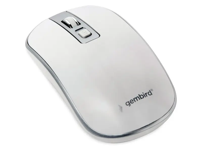 Миша Gembird MUSW-4B-06-WS Wireless White-Silver