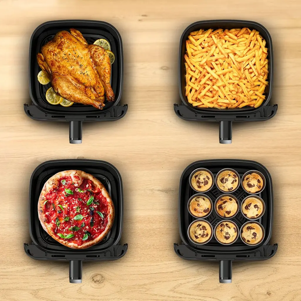 Аэрогриль Tefal Easy Fry Mega Compact черный 1700 Вт (EY8618E0) - фото 14