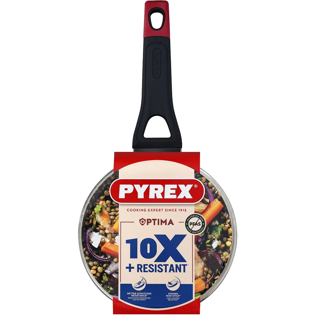 Ковш Pyrex Optima 18 см индукция с крышкой (OT18AP6/8044) - фото 3