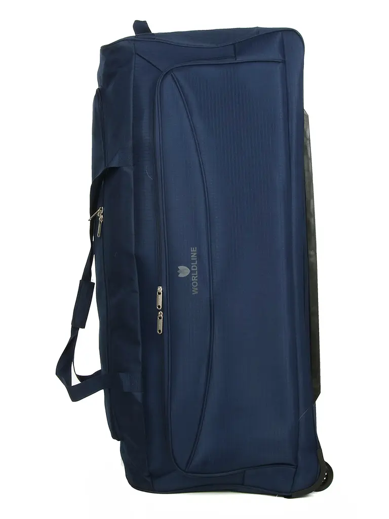Сумка на колесах супергігант XXL Worldline 898/95 95×39.5×41см 151.9л Синій - фото 5