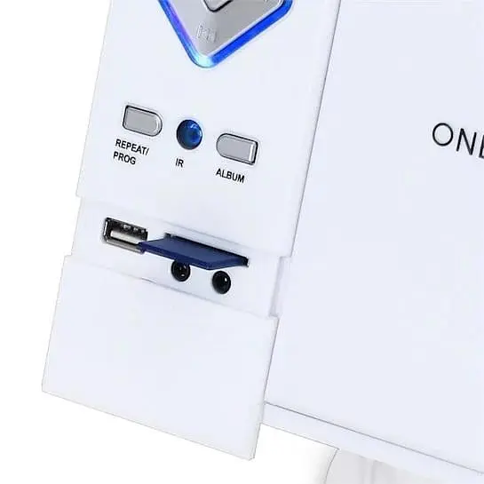 Стереосистема OneConcept V-12 MP3 CD плеєр USB SD AUX Білий (10006663) - фото 8