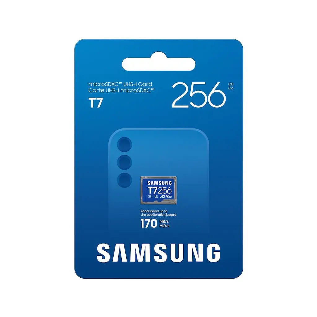 Карта пам'яті Samsung 256GB microSDXC class 10 UHS-I U3 V30 A2 T7 (MB-MB256T/WW) - фото 4