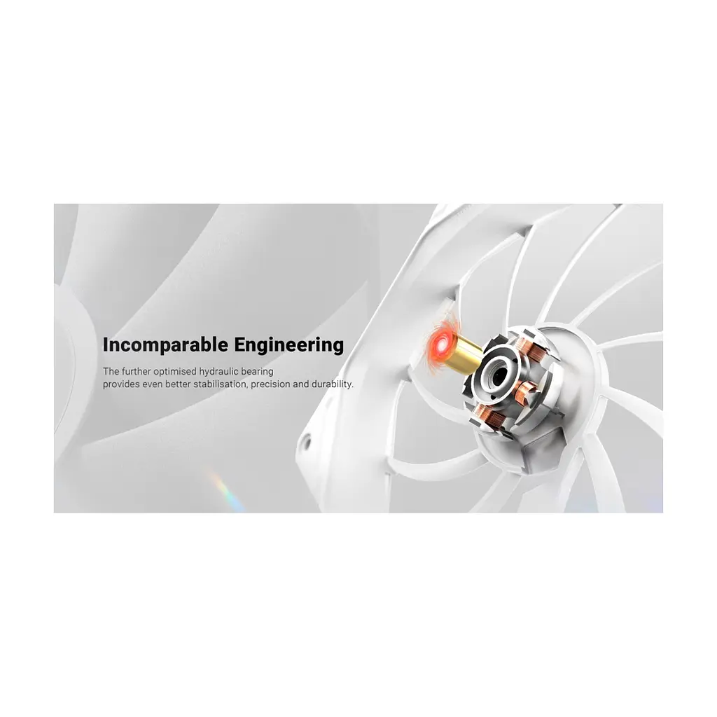 Кулер до корпусу ID-Cooling Вентилятор ID-Cooling TF-12025-Pro ARGB White (TF-12025-PRO-ARGB-WHITE) - фото 2