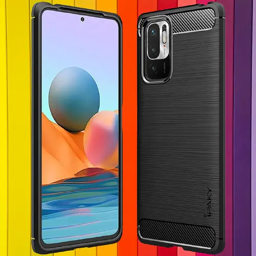 Чехол iPaky Slim Series для Xiaomi Redmi Note 10 5G / Poco M3 Pro [Black] [59748] - фото 2