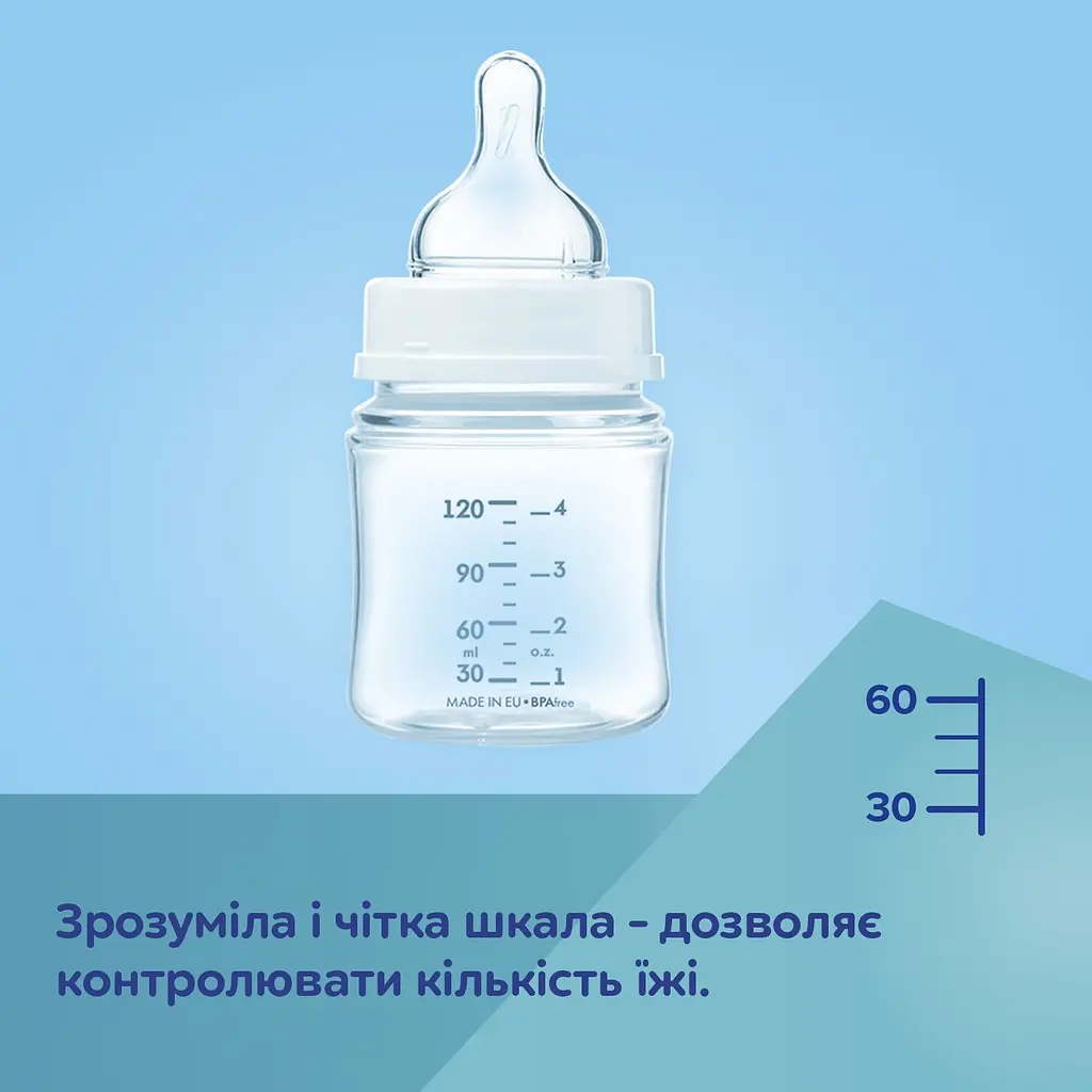 Пляшка антиколікова з широким отвором Canpol babies Easystart Gold 120 мл блакитна - фото 3