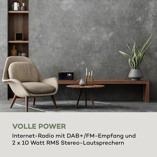 Інтернет-радіо Auna Silver Star Mini Two DAB+/FM Bluetooth (10038347) - фото 4