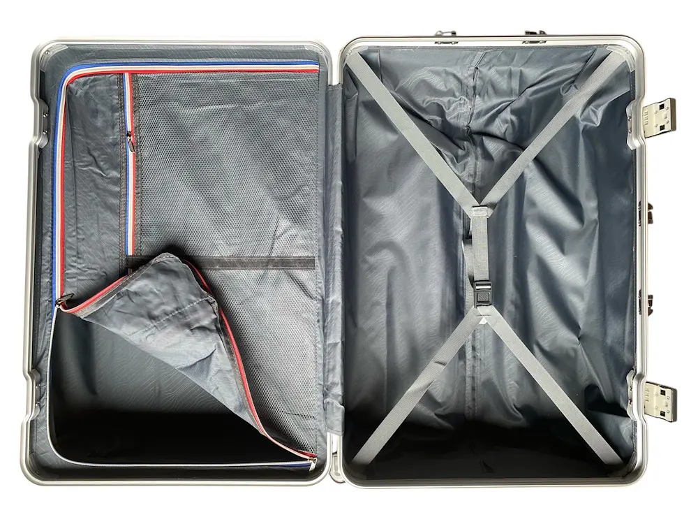 Валіза середня M Milano bag 013 полікарбонат Рожеве золото - фото 2