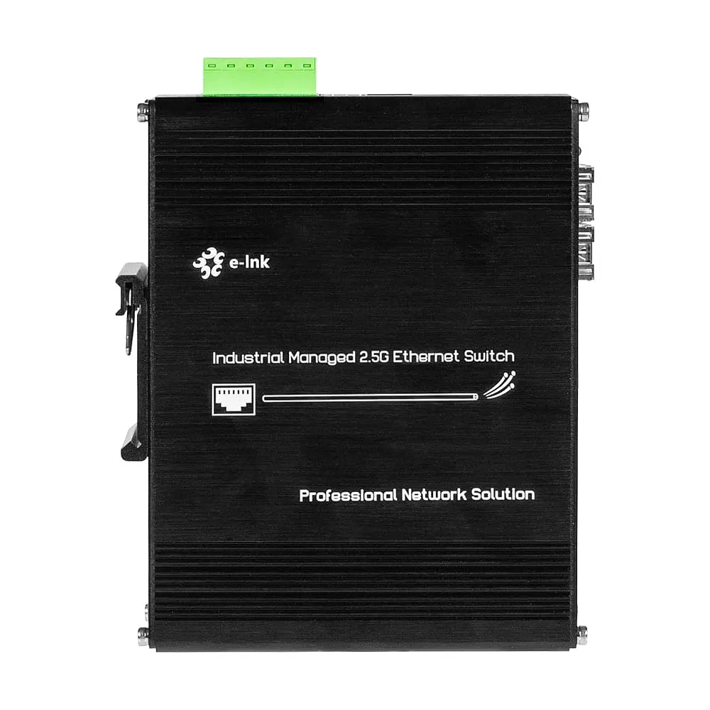 PoE-комутатор 10-портовий керований L2+ E-LINK LNK-IMC208-2.5GPM-SFP+ 2.5G з 8 портами PoE, 240W (73-00139) - фото 8