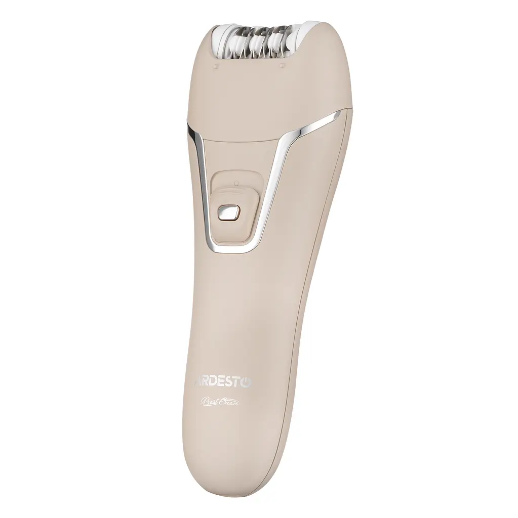 Ardesto Эпилятор 2в1 Pearl Cream LESH-Y700PERL, пинцетный, аккумул., пинцет.-18, сухой, насадок-2, бежевый - фото 3
