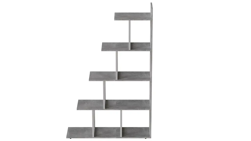 Етажерка Ferrum-decor Стелла 1600x1020x300 Білий метал ДСП Бетон (FRD-105495) - фото 4