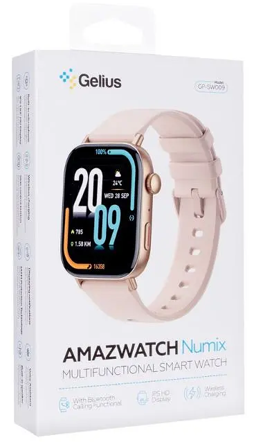 Смарт-часы Gelius Pro GP-SW009 Amazwatch Numix Gold - фото 7