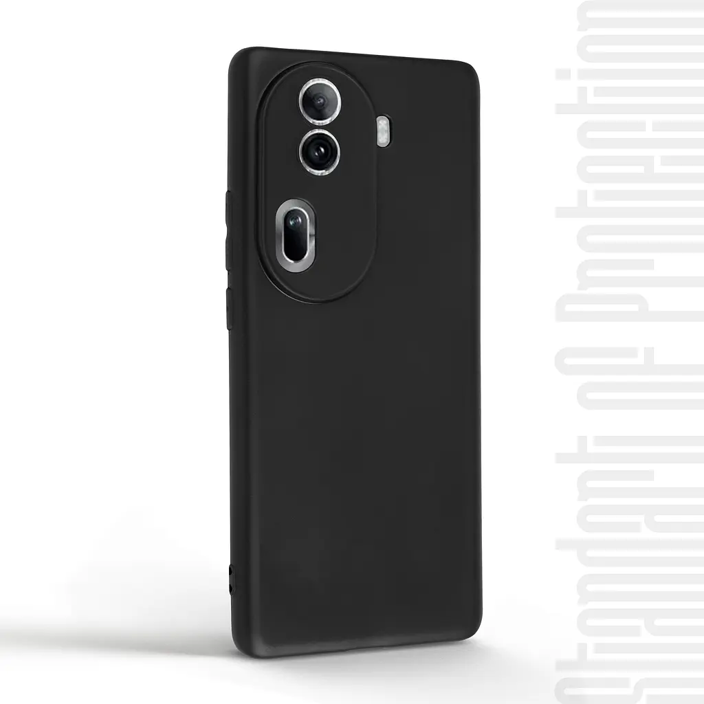 Чехол-накладка для смартфона OPPO Reno11 Pro 5G противоударный, силиконовый, термополиуретановый (ТПУ), с защитой камеры и корпуса, черный, защита всего корпуса, ArmorStandart (ARM73300) - фото 2