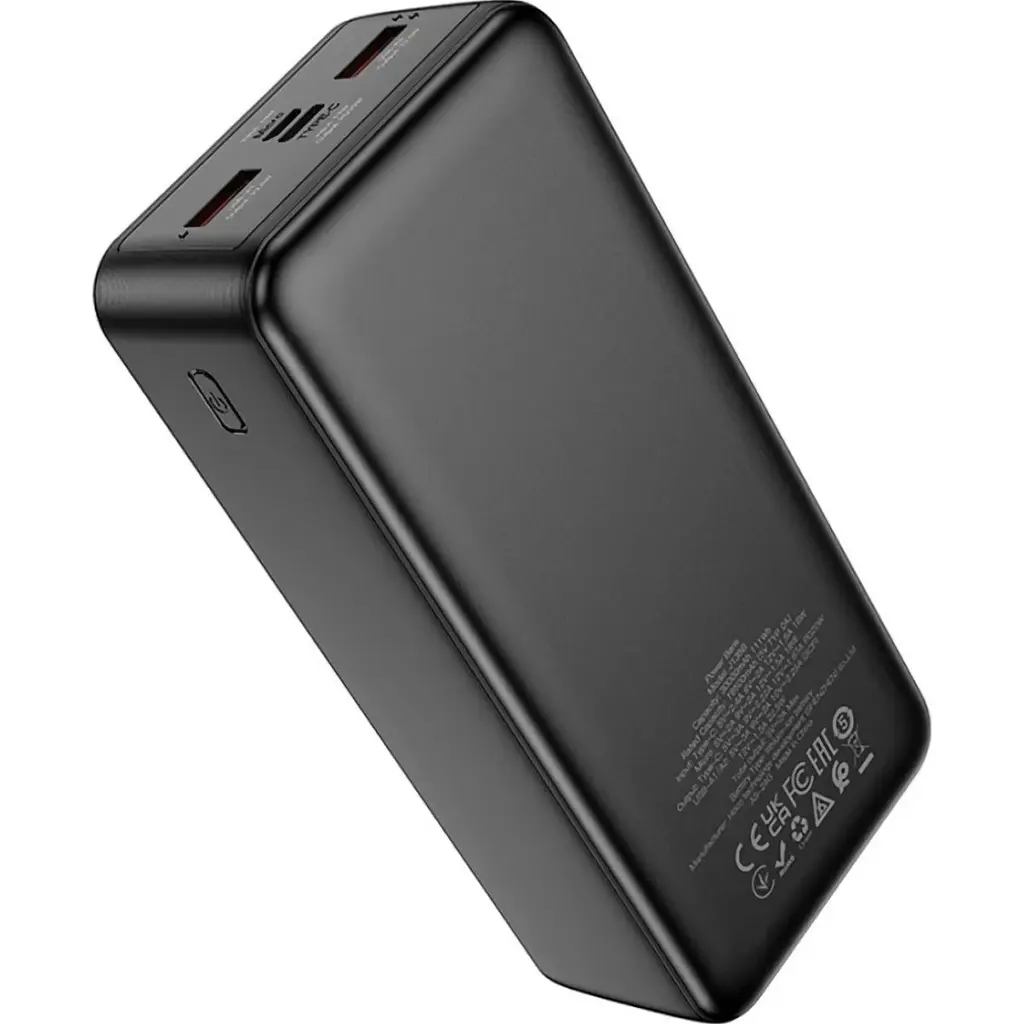 Зовнішній акумулятор Hoco J136B Sirui 30000mAh 22.5W Black (634854) [132905] - фото 3