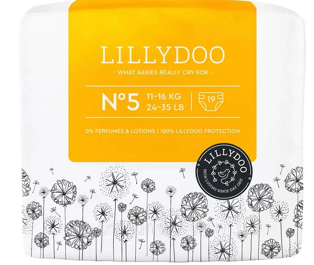 Підгузки Lillydoo 5 11–16 кг 19 шт (Lillydoo5-19)