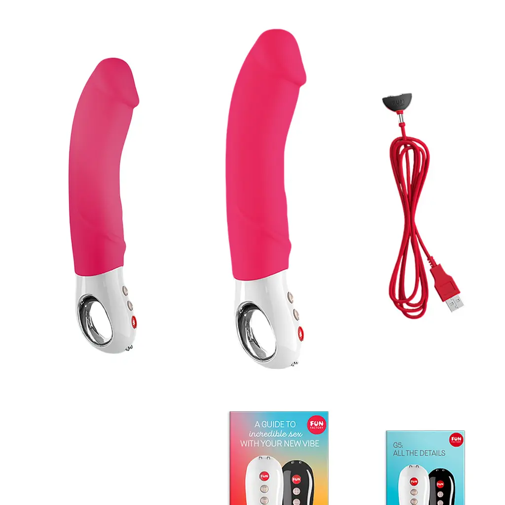 Вібратор для точки G Fun Factory BIG BOSS pink, дуже потужний, 23,5 см - фото 6
