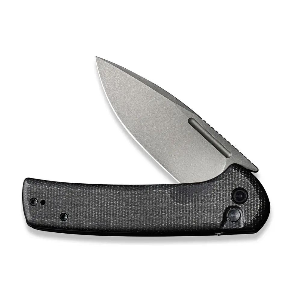 Ніж Civivi Conspirator Stonewash Black Micarta (C21006-1) - фото 7