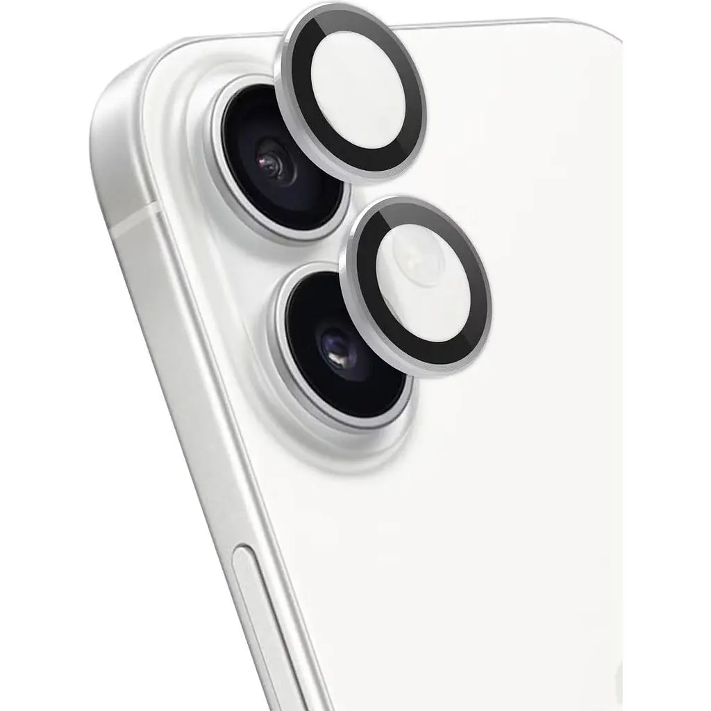 Захисне скло на камеру iLera FocusPro Lens для Apple iPhone 16/16 Plus White (iLFPW16) [124807] - фото 4