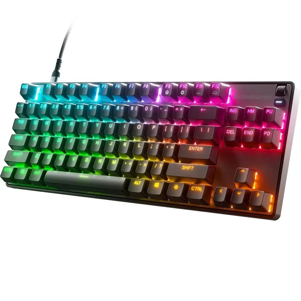 Клавіатура ігрова оптична SteelSeries Apex 9 TKL UA OptiPoint (64847) - фото 5