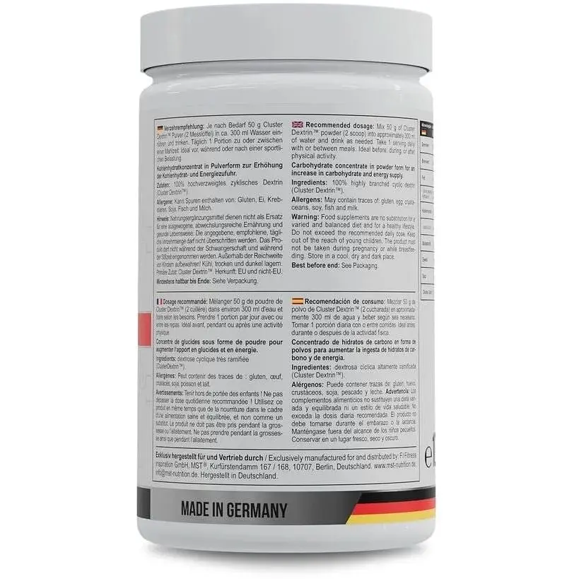 Кластерний декстрин MST Nutrition Cluster Dextrin, 1 кг - фото 3