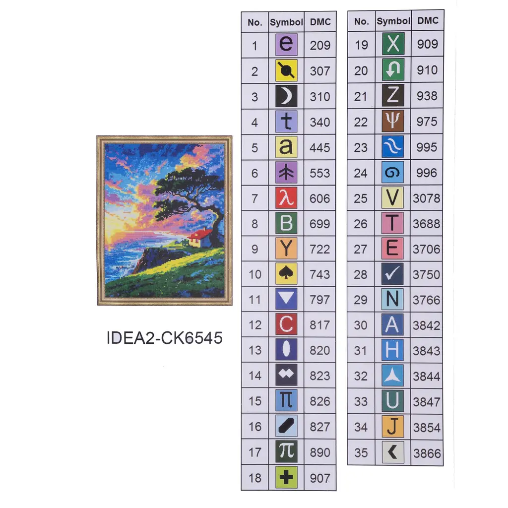 Набір з алмазною мозаїкою "Узбережжя" 40*50 см, IDEA2-CK6545, ТМ "99IDEAS" - фото 8
