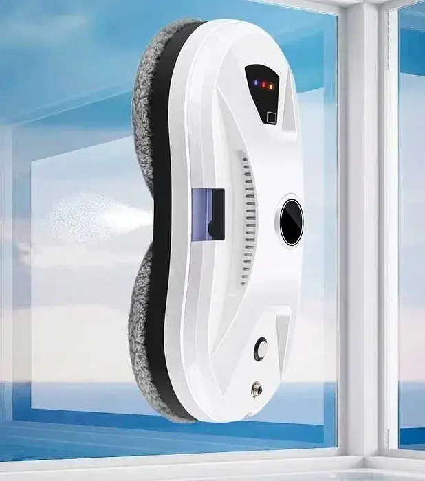 Робот для миття вікон WindowBot V5 White, вакуум 5600 Па, пульт, 10 серветок, білий - фото 2