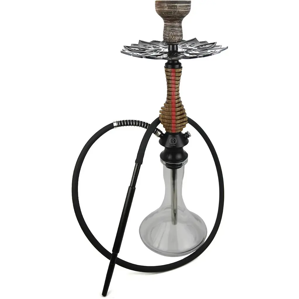 Кальян KARMA HOOKAH 3.0 Mini Line Red (Craft Clear) - фото 2