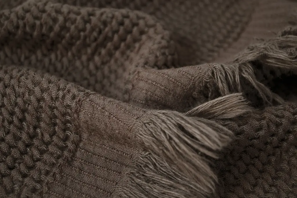 Полотенце Lotus Home - Rius dark brown темно-коричневый 50x100 - фото 4