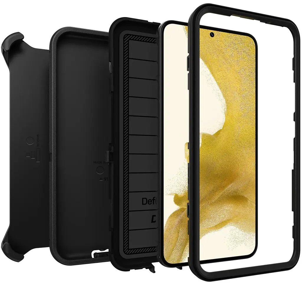 Чохол протиударний із кліпсою-підставкою OtterBox Defender Series Pro для Samsung Galaxy S22 Plus (6.6") Black - фото 3