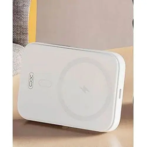 Аккумулятор беспроводной XO PR242 5000mAh Magnetic wireless 15W с подставкой белый 6920680857234 - фото 2