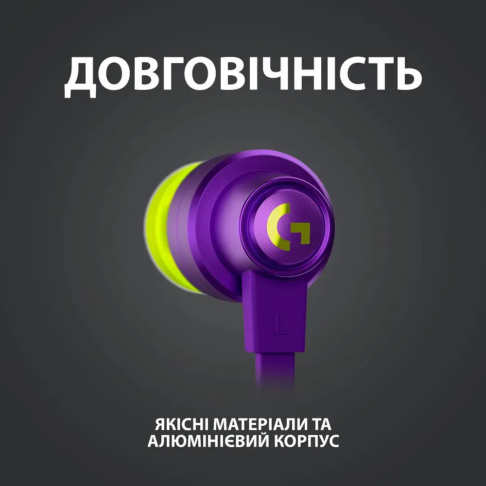 Навушники Logitech G333 ігрові фіолетові (981-000936) - фото 5