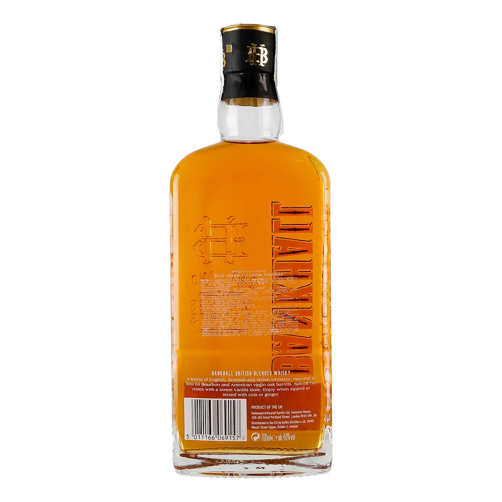Віскі Bankhall British Blended Whisky 40% 0.7 л - фото 3