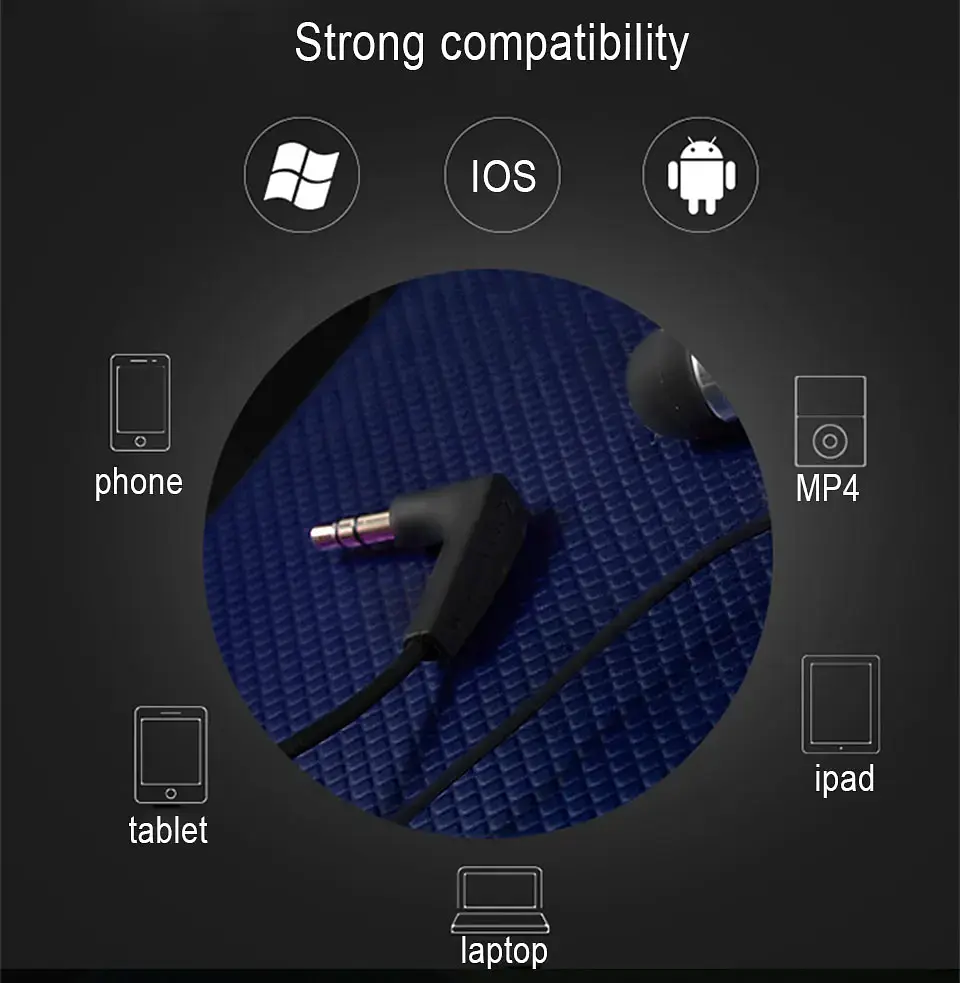 Навушники Sennheiser CX 300II з басами, 3,5 мм, музика, стереогарнітура HIFI для iPhone, Android - фото 5