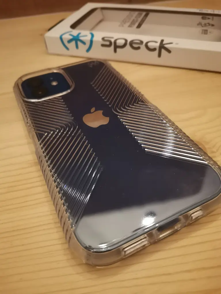 Чохол прозорий протиударний з антимікробним покриттям Speck Presidio Clear Grip для Apple iPhone 12 Mini (5.4") - фото 3