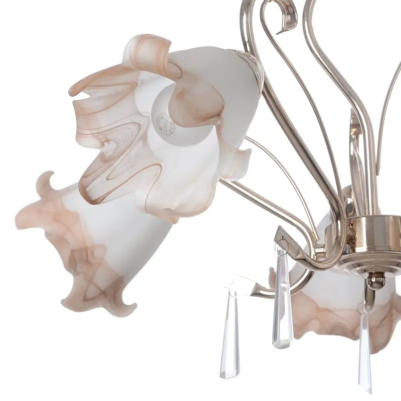 Люстра подвесная Brille флористика E14 60W G (LK-130S/5) - фото 2