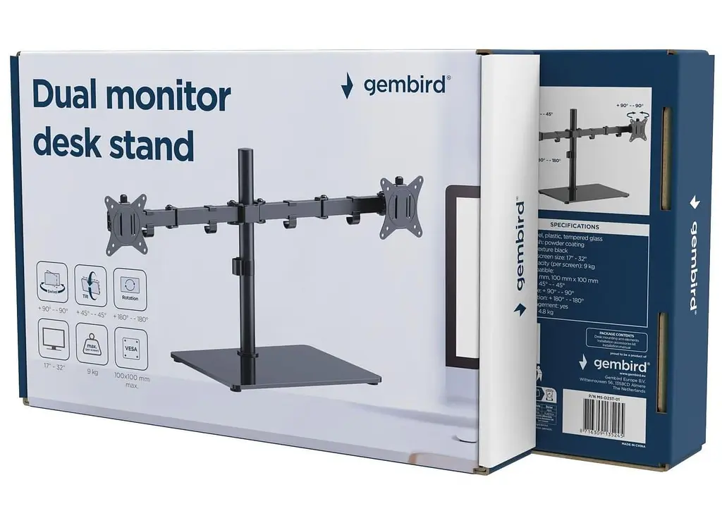 Кронштейн Gembird MS-D2ST-01 MS-D2ST-01 - фото 2