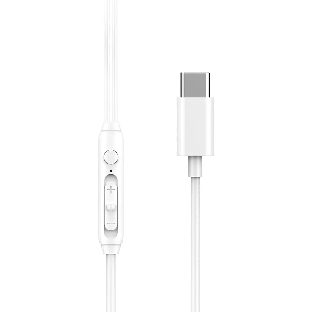 Навушники Wiwu EB314 Type C Wired Earphone білі - фото 3