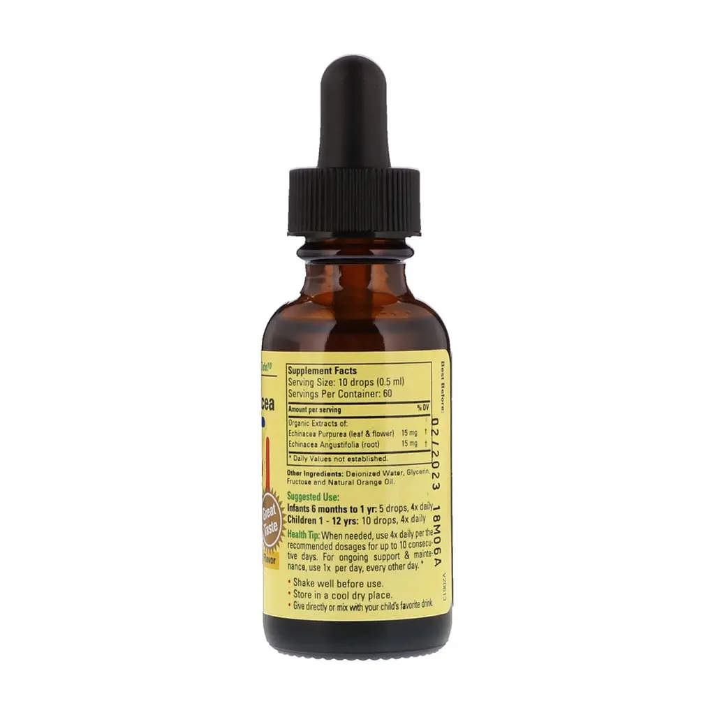 Трави ChildLife Рідка Ехінацея для Дітей з Апельсиновим Смаком, Echinacea, (CDL-10100) - фото 2