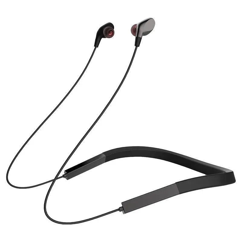 Бездротова гарнітура для спорту Bluetooth навушники Gelius Crossfade GP H-1050 Black/Grey - фото 9
