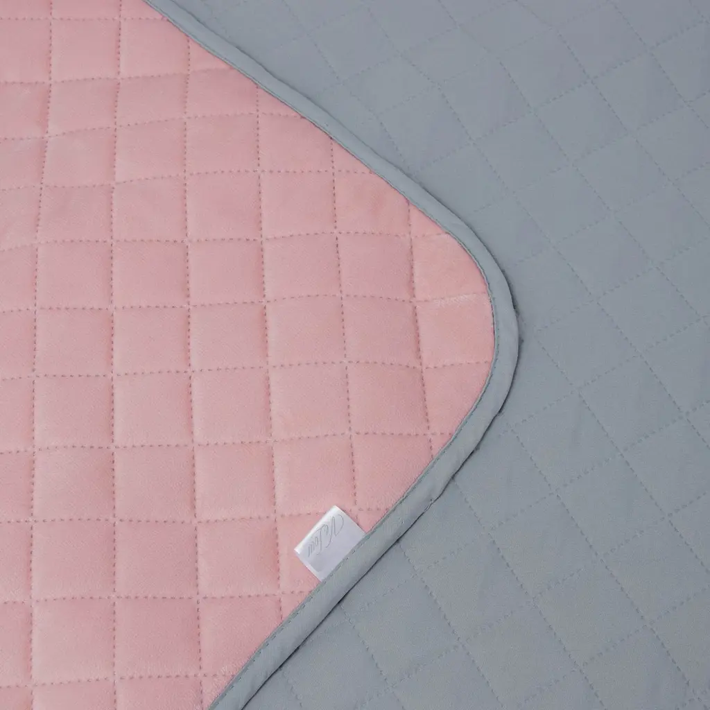 Набір покривало 220х240 + 2 чохли на подушки 50х70 Руно Pink and Grey ромб (К_994.55_Pink and Grey ромб) - фото 4