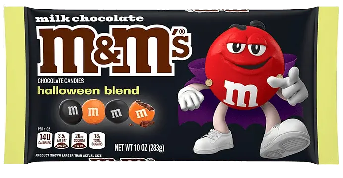 Драже M&M's Milk Chocolate Halloween Blend Candy 283г