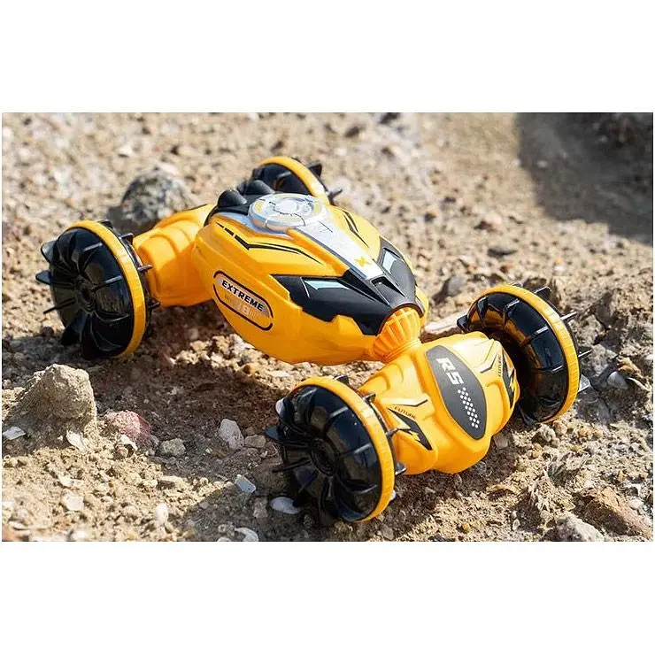 Машинка на радіокеруванні JJRC Q150 Twist Double-sided Transforming Climber Car Yellow [119053] - фото 2